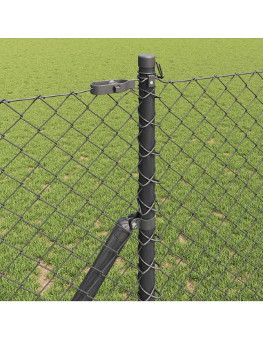Palo della recinzione Grigio 10 x 1,2 m (rete 40 x 40 mm)