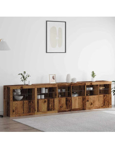 Madia LED Legno vecchio 283 x 37 x 67 cm Legno multistrato