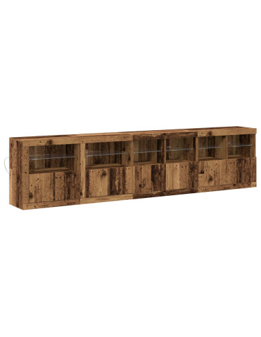 Madia LED Legno vecchio 283 x 37 x 67 cm Legno multistrato