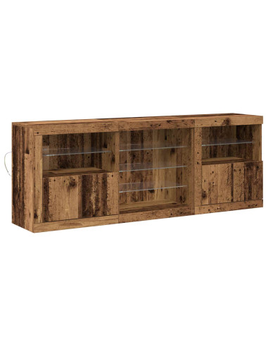 Madia LED Legno vecchio 181,5 x 37 x 67 cm Legno multistrato