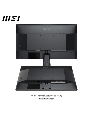 MSI Pro MP225V Monitor PC 54,5 cm (21.4") 1920 x 1080 Pixel Full HD LCD Nero