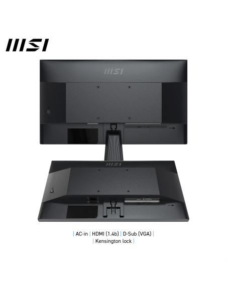 MSI Pro MP225V Monitor PC 54,5 cm (21.4") 1920 x 1080 Pixel Full HD LCD Nero