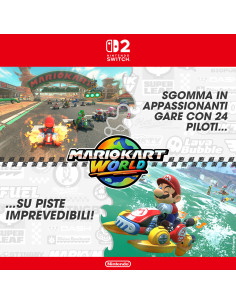 Nintendo Mario Kart World Switch 2 Standard Cinese semplificato, Cinese tradizionale, Tedesca, DUT, Inglese, ESP, Francese, ITA, 2