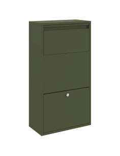 Cassetta per pacchi Verde oliva 44 x 22 x 82 cm Acciaio 2