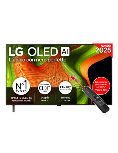 LG OLED AI OLED48B56LA TV Serie B5 48'' 4K, α8 Gen2, Dolby Vision, 20W, 4 HDMI con VRR 120Hz, G-Sync, Smart TV WebOS 25