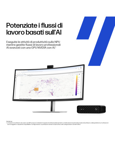 HP Z2 Mini G1i Wolf Pro Security Edition Intel Core Ultra 7 265 32 GB DDR5-SDRAM 1 TB SSD NVIDIA RTX A1000 Windows 11 Pro Mini P