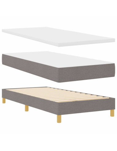 Letto a molle con testiera Talpa 100 x 200 cm Tessuto