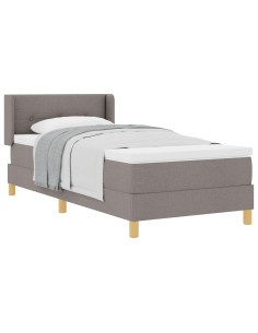 Letto a molle con testiera Talpa 200 x 100 cm Tessuto 2