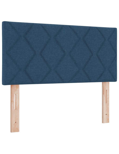 Letto a molle con materasso Blu 200 x 100 cm Poliestere