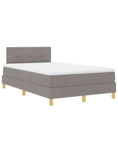 Letto a Sorgente LED con testiera Talpa 120 x 190 cm Tessuto 2