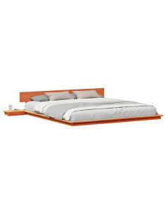 Struttura del letto Marrone 180 x 200 cm legno 2