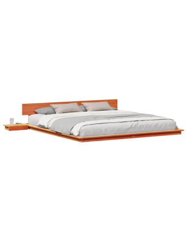 Struttura del letto Marrone 180 x 200 cm legno