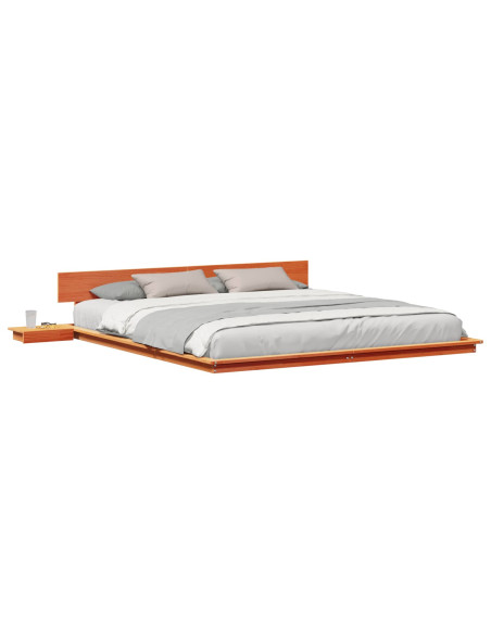 Struttura del letto Marrone 180 x 200 cm legno