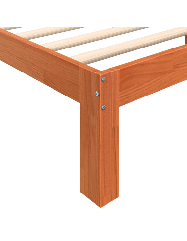 Struttura del letto Marrone cerato 203.5 x 205.5 x 69.5 cm