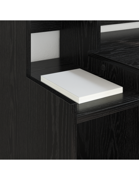 Scrivania Rovere Nero 97 x 45 x 90 cm Legno multistrato