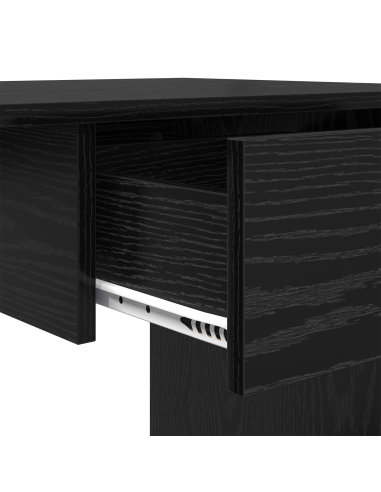 Scrivania Rovere Nero 100 x 50 x 76 cm Legno multistrato