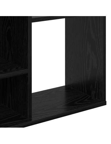 Divider per stanze Rovere Nero 100 x 24 x 140 cm