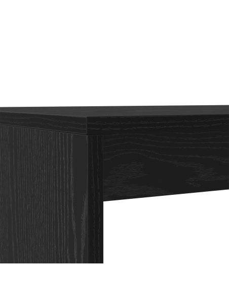 Set da pranzo 2 pcs Rovere nero Legno multistrato