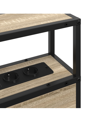 Testata contenitore rovere sonoma 160 cm Legno multistrato