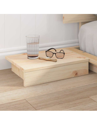 Struttura del letto Marrone 135 x 190 cm legno