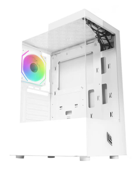 CASE MID-TOWER NO PSU NEXUS P100 WH 2USB3 1USB2 VETRO TEMPERATO RGB FAN