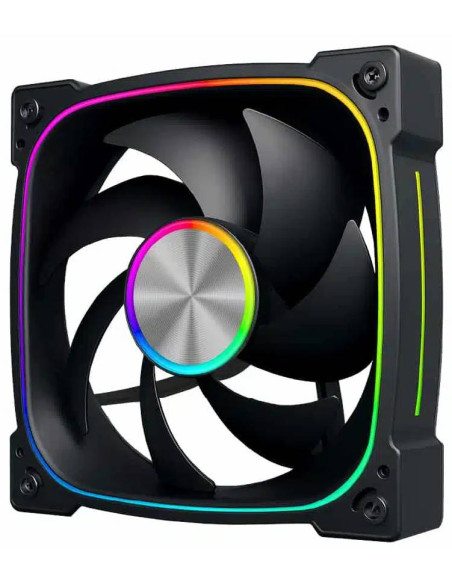 VENTOLA LIPS 120 1FAN 1800RPM ARGB (1FAN) 1800RPM ANTIVIBRATION BLACK