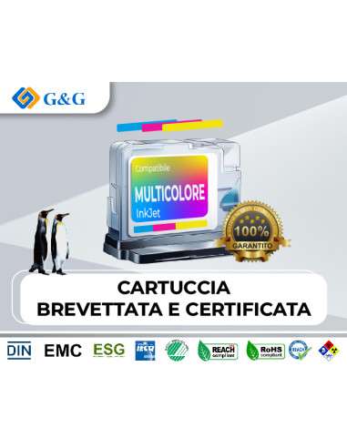 INK G&G HP 22XL CMY 16ML RIGENERATO