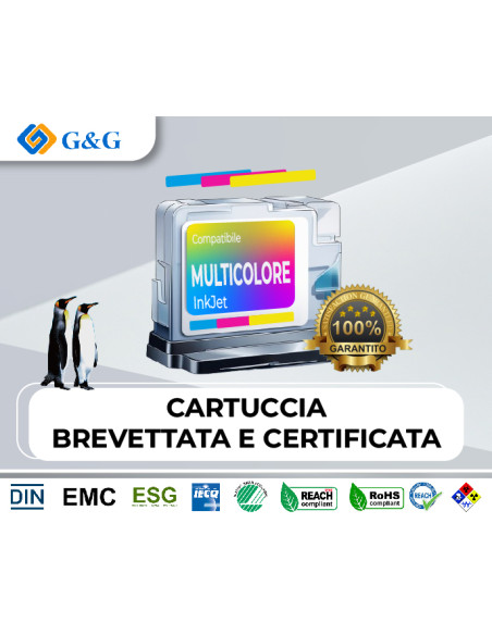 INK G&G HP 22XL CMY 16ML RIGENERATO