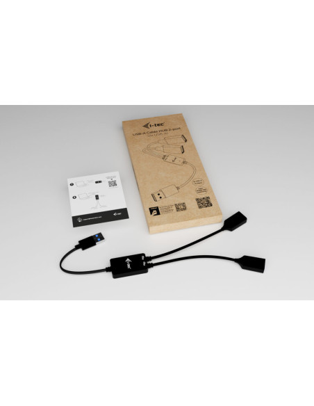 i-tec USB-A Cable HUB 2 port (2x USB-A)