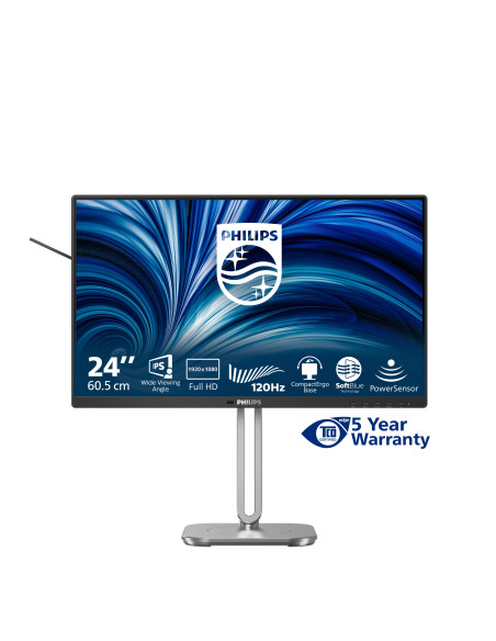 Philips Serie 4000 24B2N4200/00 Monitor PC 60,5 cm (23.8") 1920 x 1080 Pixel Full HD LCD Grigio