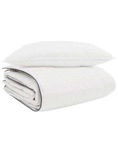 Duvet Invernale con cuscino 2 pcs Bianco Piuma d'anatra 2