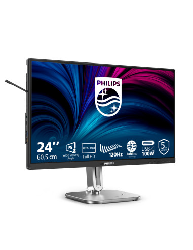 Philips Serie 4000 24B2U4301/00 Monitor PC 60,5 cm (23.8") 1920 x 1080 Pixel Full HD LCD Grigio