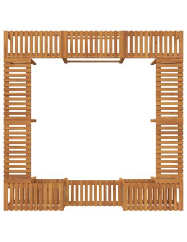 Circonferenza per Vasca Idromassaggio Marrone 230 x 230 cm