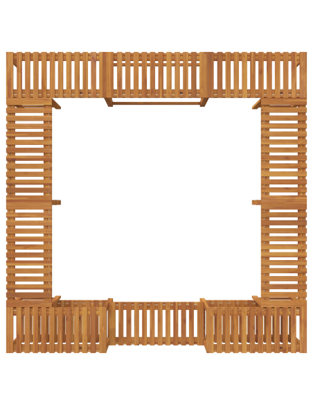 Circonferenza per Vasca Idromassaggio Marrone 230 x 230 cm