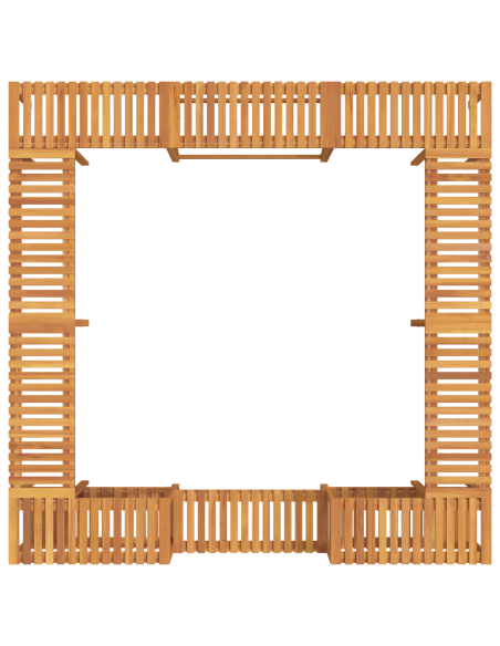 Circonferenza per Vasca Idromassaggio Marrone 250 x 250 cm