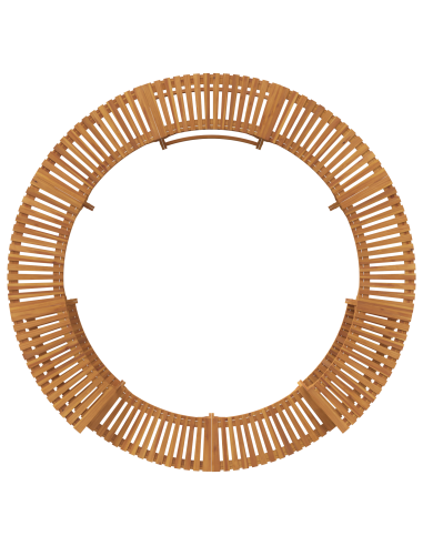 Circonferenza per Vasca Idromassaggio Marrone Ø275 x 55,5 cm