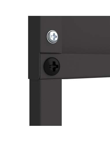 Schermo per privacy in giardino Traforo Nero 32 x 140 cm