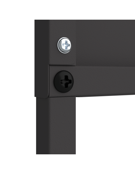 Schermo per privacy in giardino Traforo Nero 32 x 140 cm