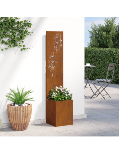 Schermo per privacy in giardino Ruggine 32 x 32 x 150 cm