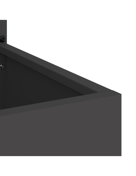 Schermo per privacy in giardino Traforo Nero 50 x 140 cm