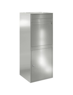 Cassetta per pacchi Nero 41 x 38 x 103 cm Acciaio zincato 2