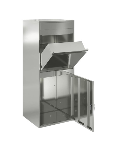 Cassetta per pacchi Nero 41 x 38 x 103 cm Acciaio zincato