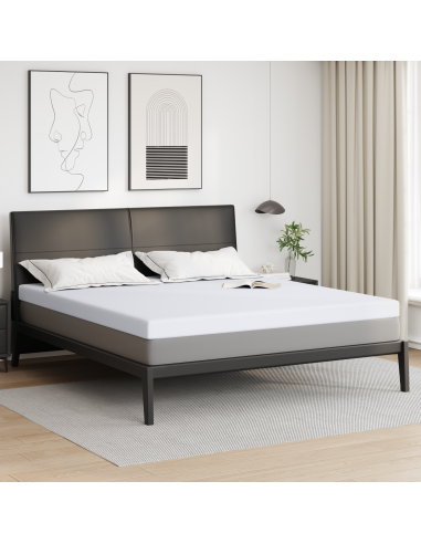 Topper per materasso Bianco 180 x 200 cm Tessuto Jacquard