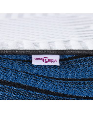 Topper per materasso Bianco 80 x 200 cm Tessuto Jacquard