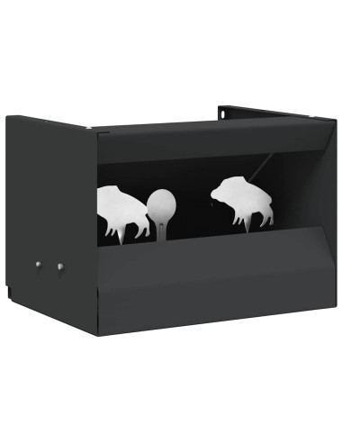 Scatola per trappole per proiettili Nero 29 x 22 x 20 cm