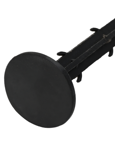 Picchetti da terra 500 pcs Nero Ø3 x 11 cm Plastica