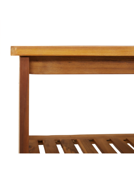 Mobiletto da Giardino con lo scaffale Naturale 75 x 35 x 70cm