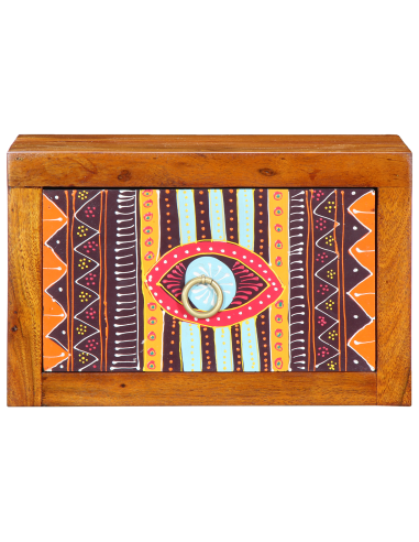 Armadio da Notte con cassetto Marrone 35 x 30 x 22 cm