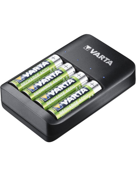 CARICA BATTERIE + 4PILE STILO AA 2100MAH