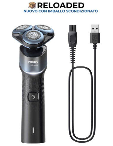 PHILIPS RASOIO ELETTRICO WET&DRY RICARICABILE X5006/00 SCATOLA DOWN